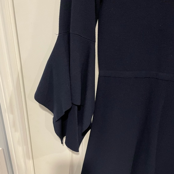 Banana Republic Navy Handkerchief Sleeve Dress - Picture 5 of 10